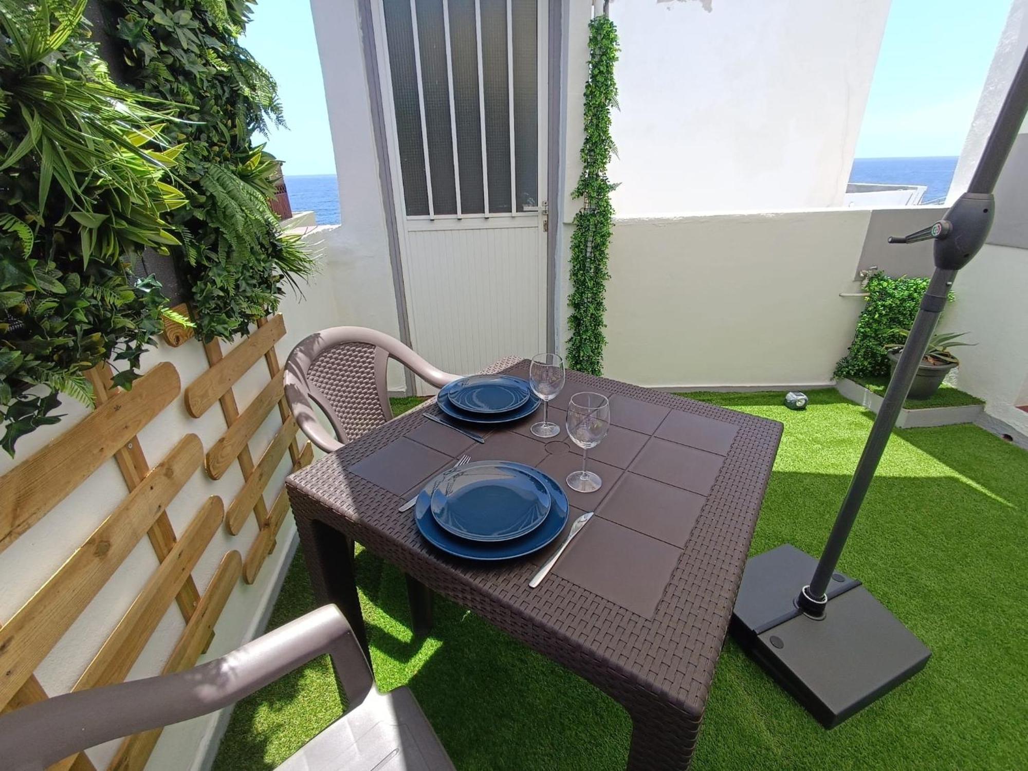 Appartement Avec Terrasse Et Vue Mer El Escobonal Exteriör bild